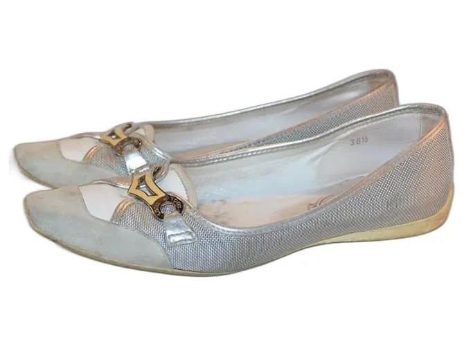Tod's ballerine Argento Grigio