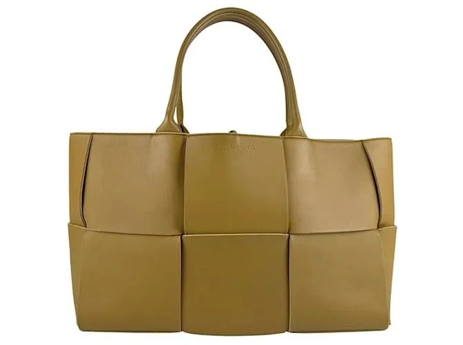 Borsa a Spalla Arco Media di Bottega Veneta Marrone