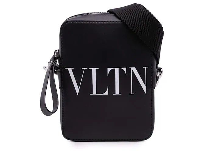 Valentino Borsa a tracolla VLTN Piccola in Pelle Nera Nero