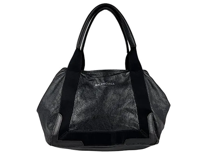Everyday Borsa a spalla in pelle nera Balenciaga Nero