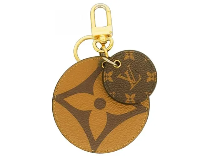 Portachiavi Lustre Monogram Giant Louis Vuitton Marrone