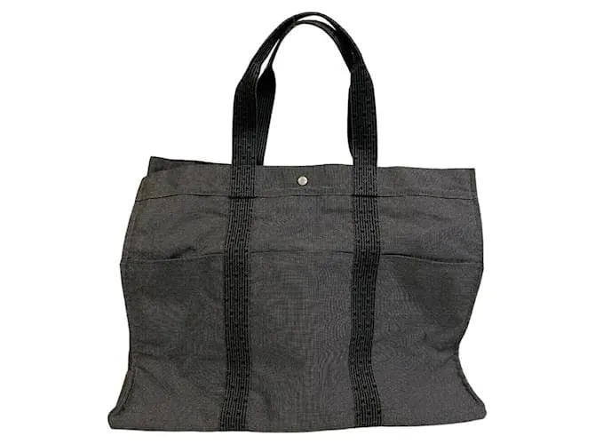 Borsa Boston Hermès, Tote Air Line TGM Marrone Nero