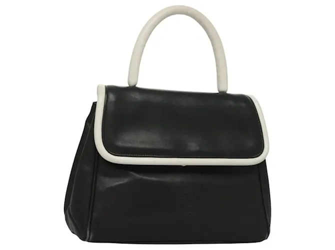 Borsa a mano FENDI in pelle nera e oro Auth bs28481 Nero D'oro