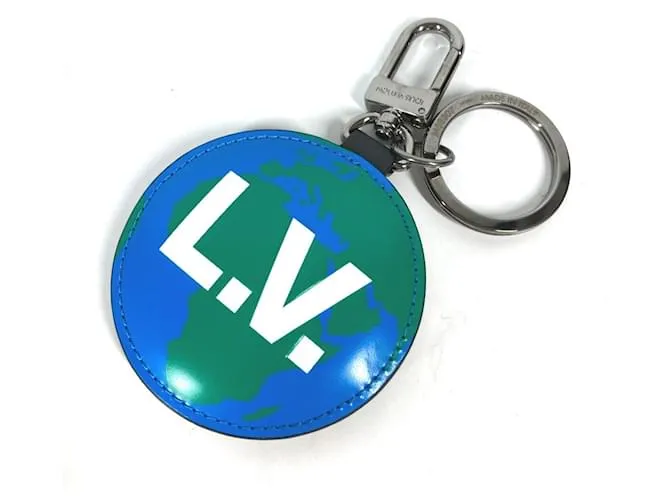 Portachiavi imbottito Monogram Louis Vuitton / Charm per borsa Marrone Blu Monogramma