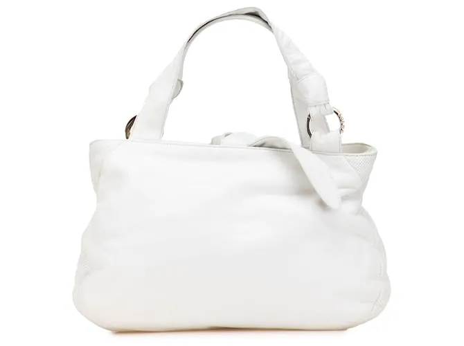 Borsa in pelle bianca LOEWE Bianco