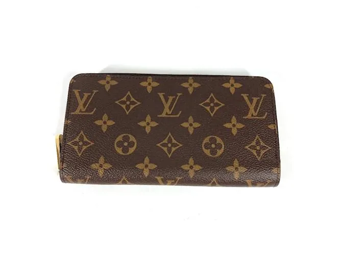 Portafoglio Zippy Monogram Louis Vuitton Marrone Monogramma