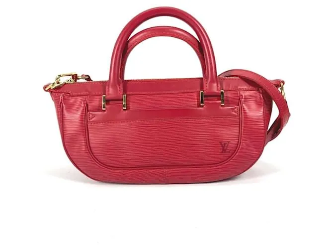 Borsa a Spalla 2 in 1 Louis Vuitton Epi Danura PM Rosso