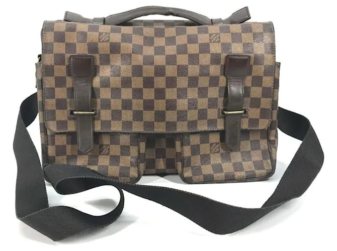 Borsa Messenger Damier Broadway Louis Vuitton Marrone Damier ebene
