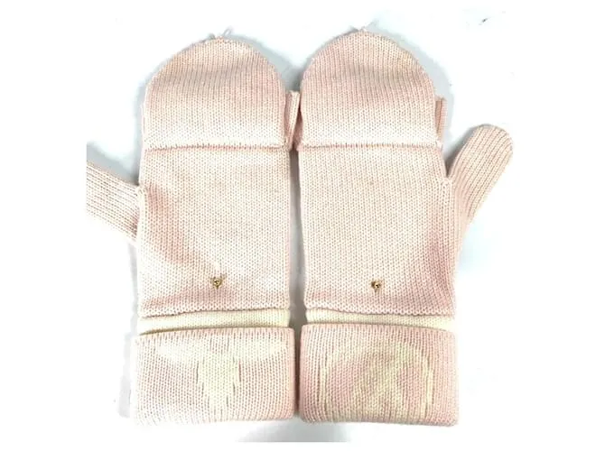 Guanti Monogram Gon Morning Ram di Louis Vuitton Rosa Bianco Multicolore Monogramma