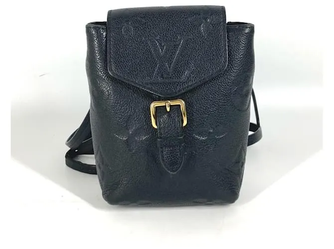 Zaino Tiny Monogram Empreinte Louis Vuitton Nero