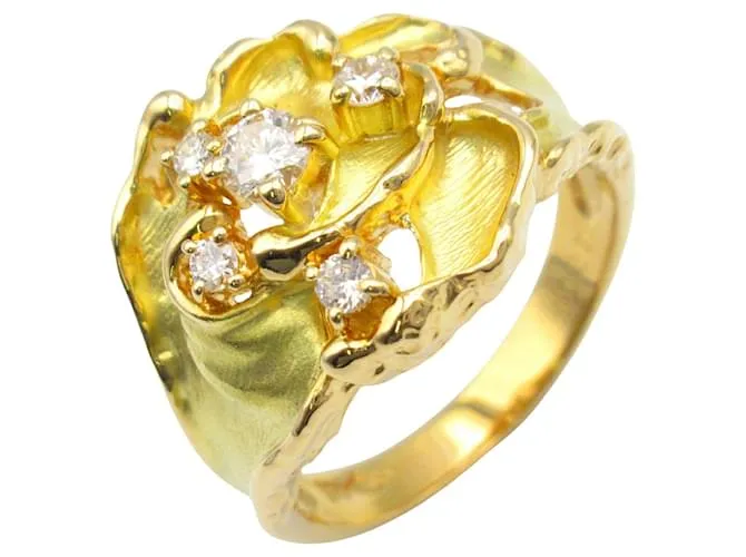 Autre Marque Anello in diamante Au750