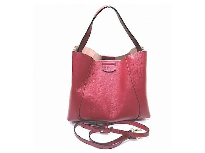 Autre Marque Borsa 2 in 1 in pelle Anayi Rosso