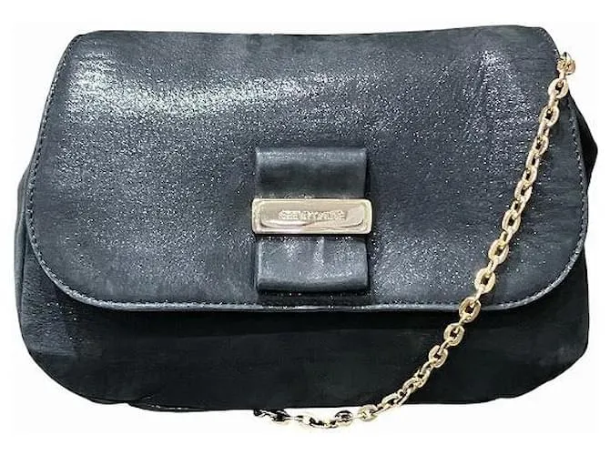 Autre Marque Borsa a Spalla in Pelle Scamosciata See By Chloé Nero