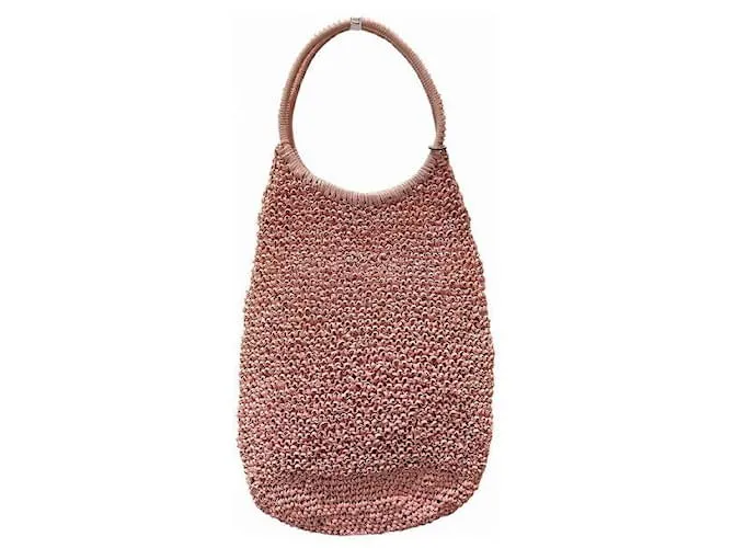 Autre Marque Borsa a mano in PVC Anteprima Wire Rosa