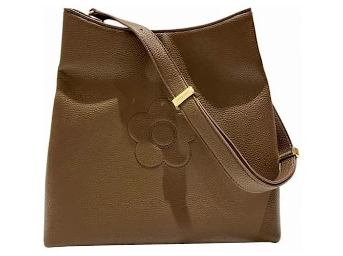 Autre Marque Borsa a Spalla in Pelle Sintetica Mary Quant Marrone