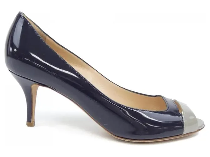 Autre Marque Pumps Pellico Marrone Blu Blu navy