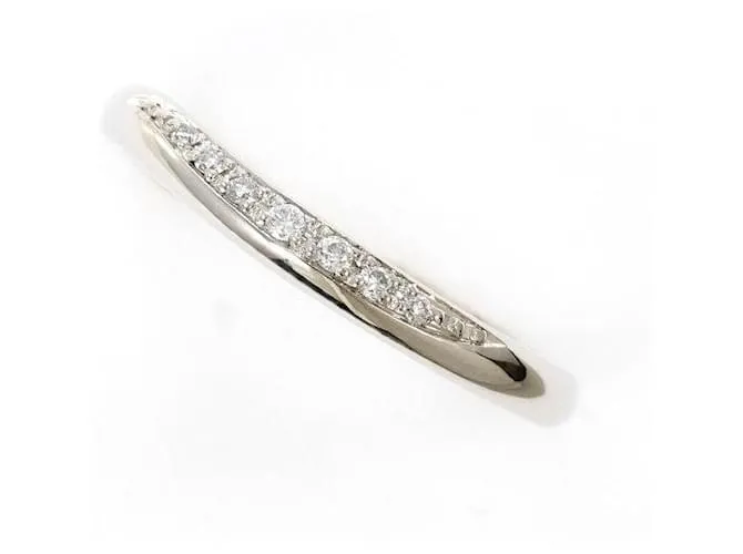 Autre Marque Anello in diamante in platino PT900 Ponte Vecchio Argento