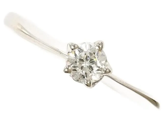 Autre Marque Anello in diamante in platino PT900 Festaria Argento