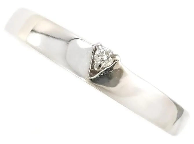 Autre Marque Anello in diamante Estelle K18WG D'oro