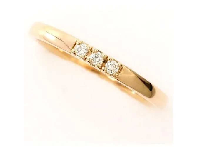 Autre Marque Anello in diamante K10PG 4℃ Rosa