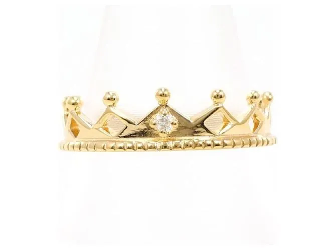 Autre Marque Anello in diamante K10YG Nojess D'oro