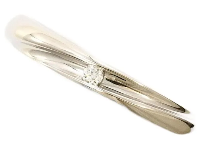 Autre Marque Anello Ginza Diamond Shiraishi PT900 Argento