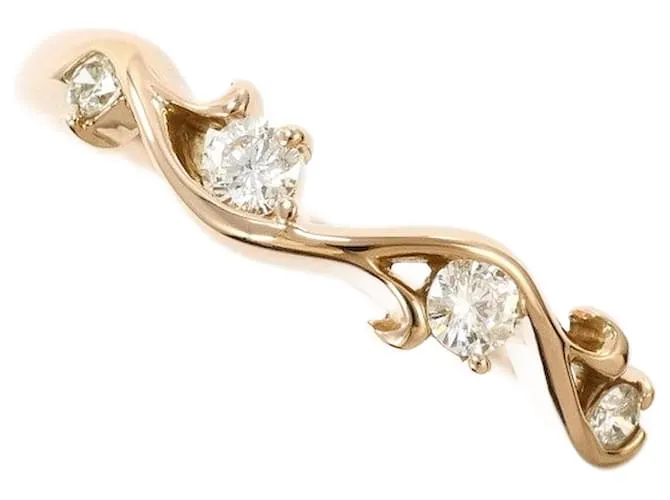 Autre Marque Anello in Diamante in Oro Rosa Au750