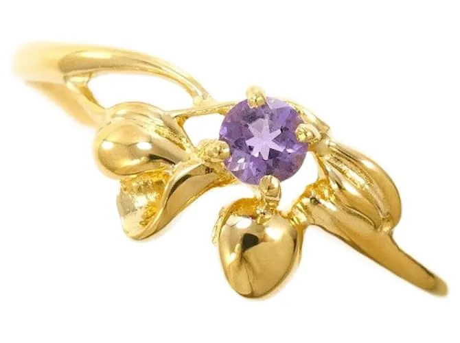 Autre Marque Anello in Ametista Au750 D'oro