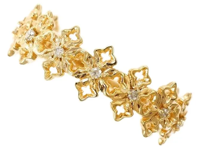 Autre Marque Anello in diamante Agatha K10YG D'oro