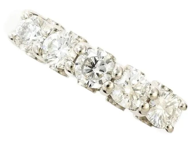 Autre Marque Anello in Diamante in Platino PT850 Argento