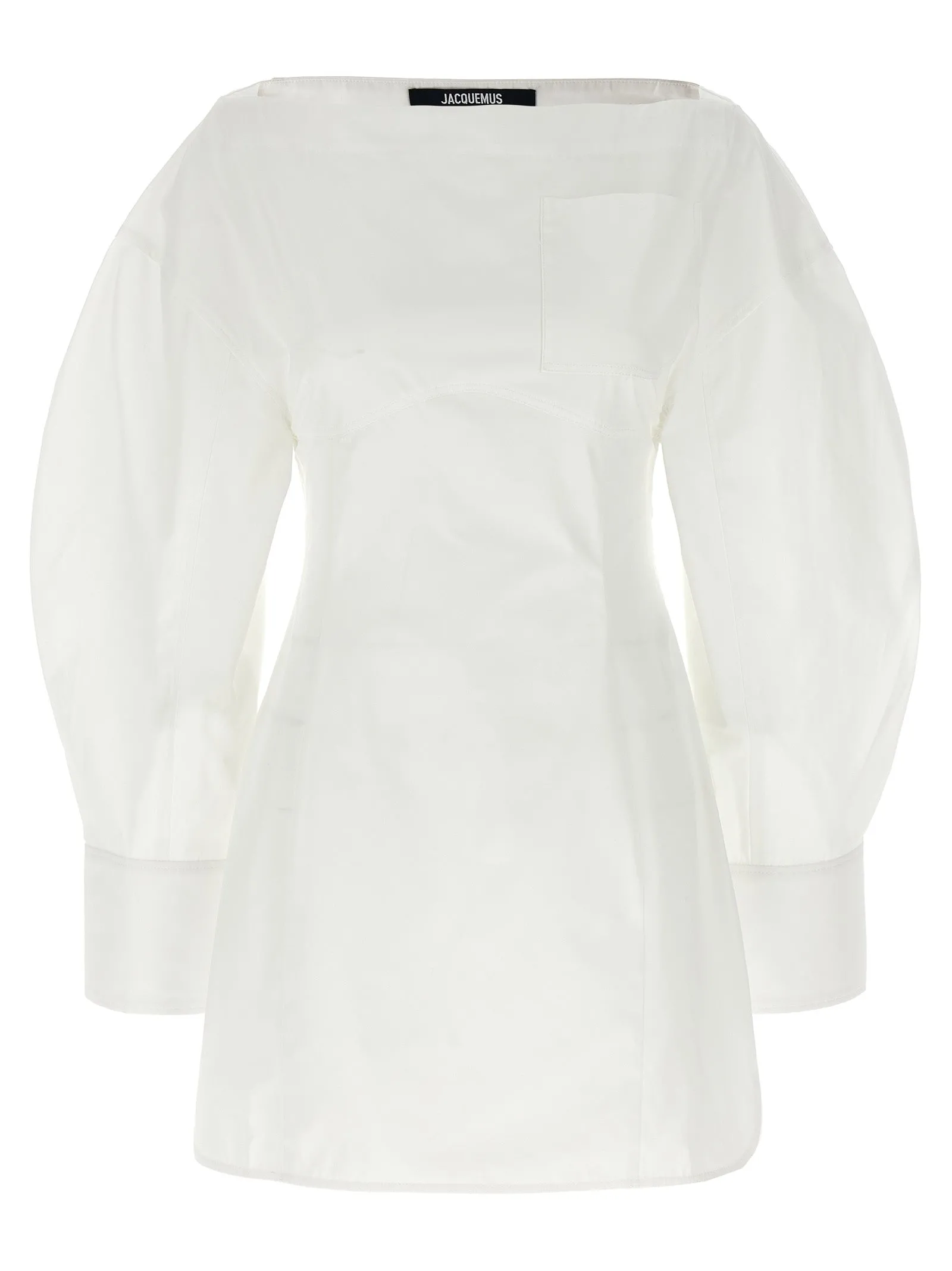 La Robe Chemise Casaco Abiti Bianco
