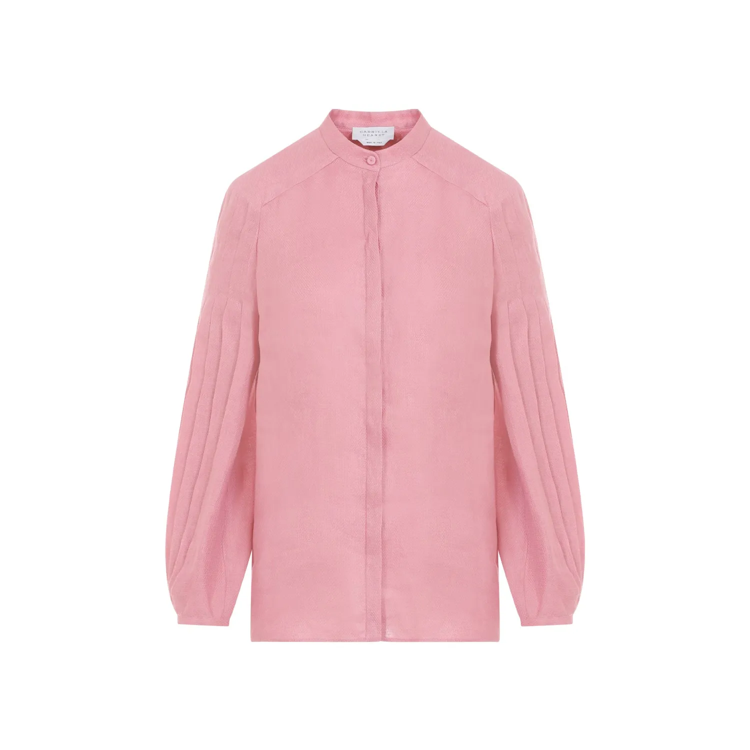 Pink Laetitia Linen Blouse