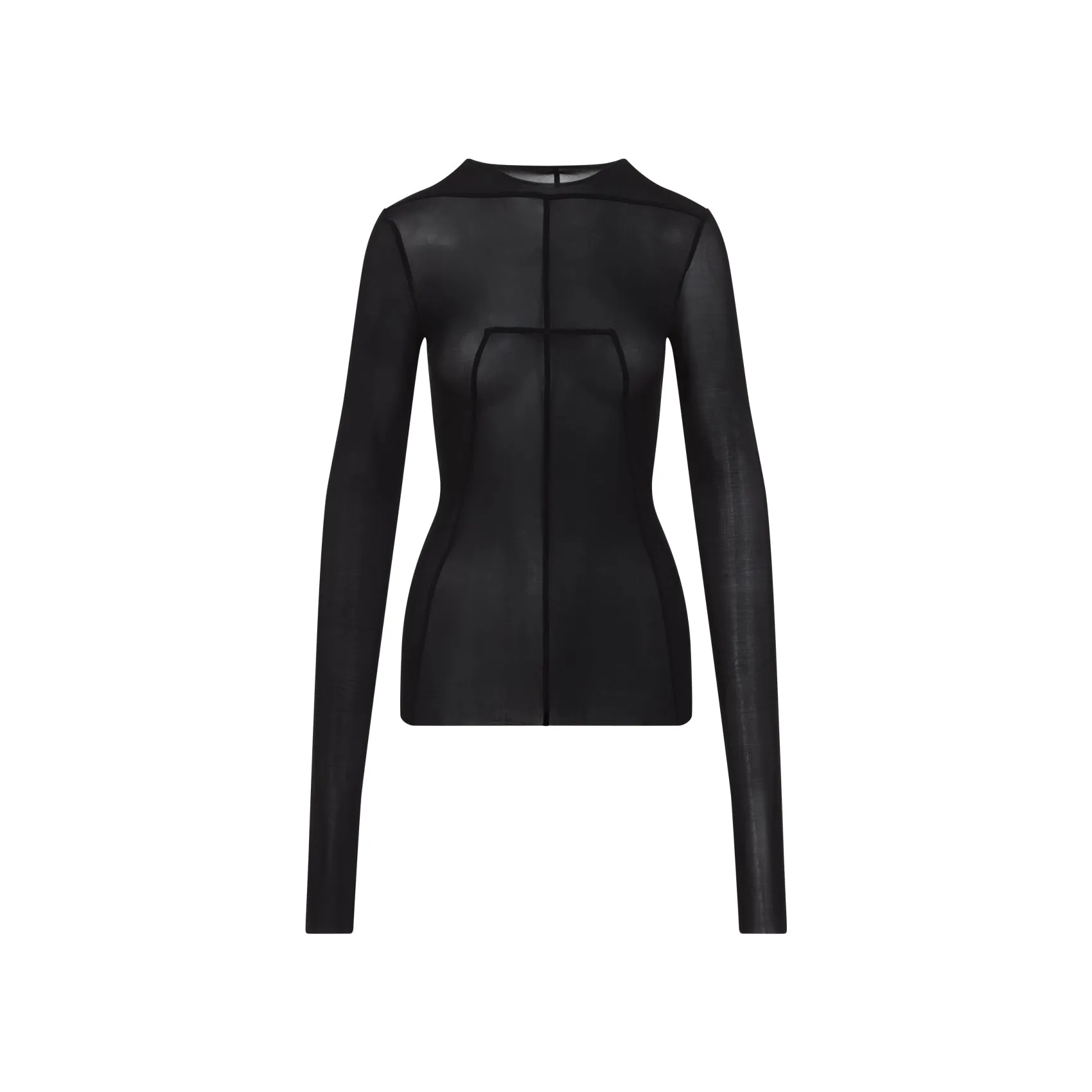 Black Lido Cupro Top