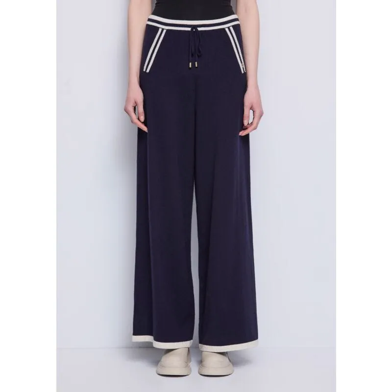 Pantaloni da donna in filato con coulisse