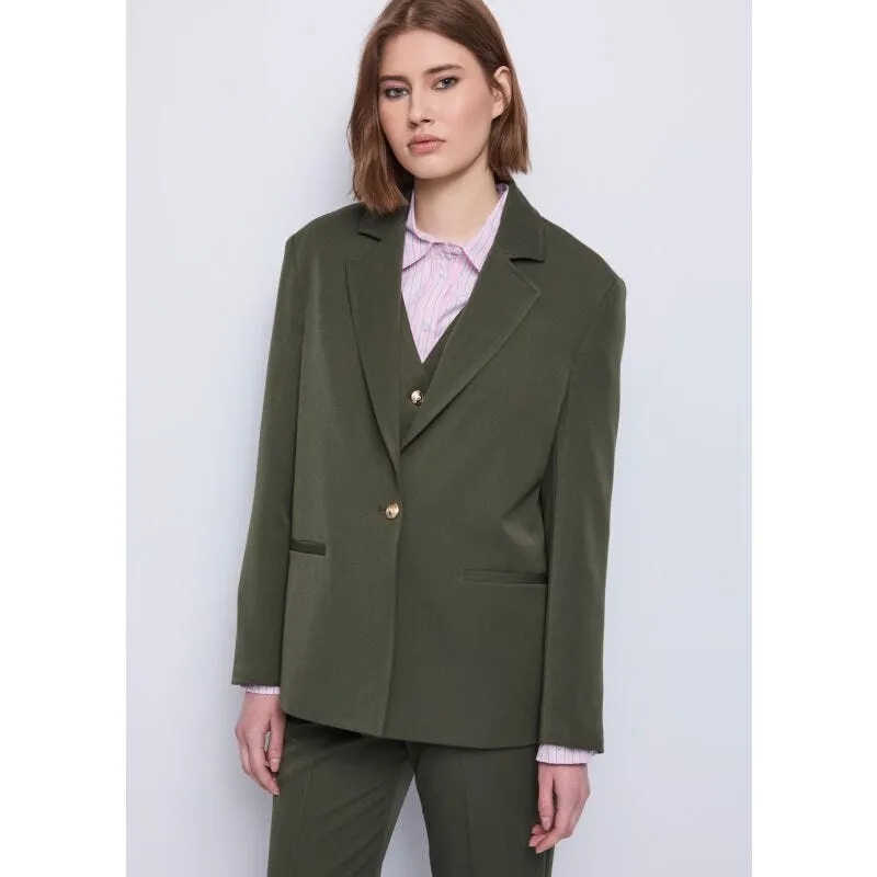 Blazer da donna con tasche a filetto