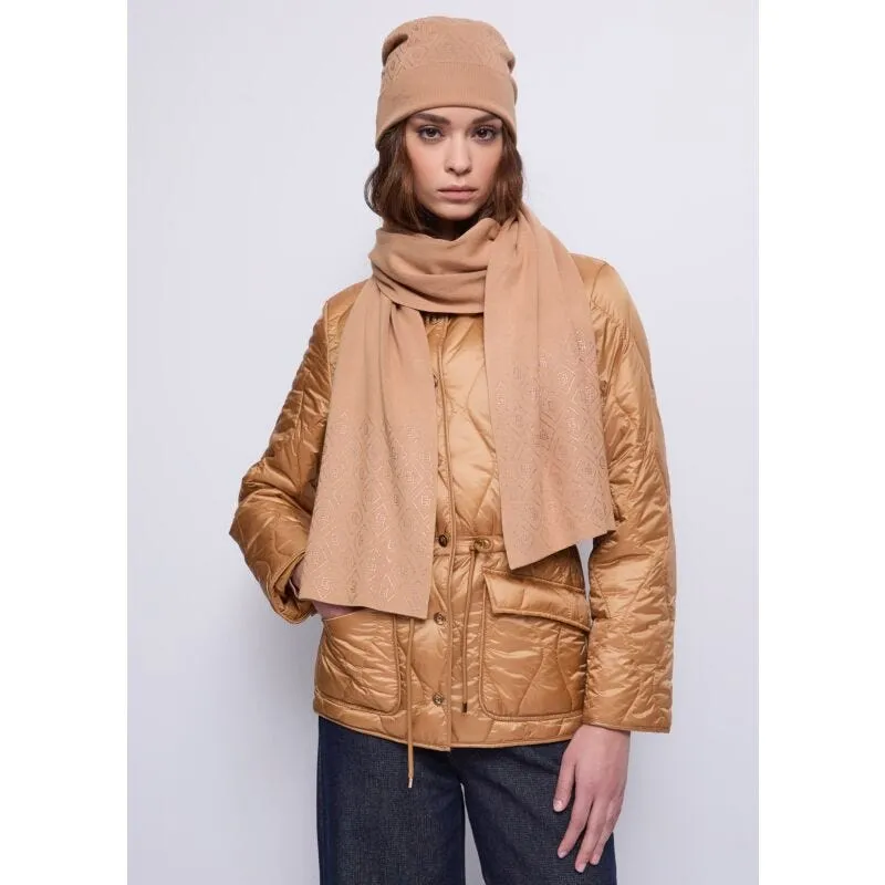 Sciarpa da donna in filato a costine