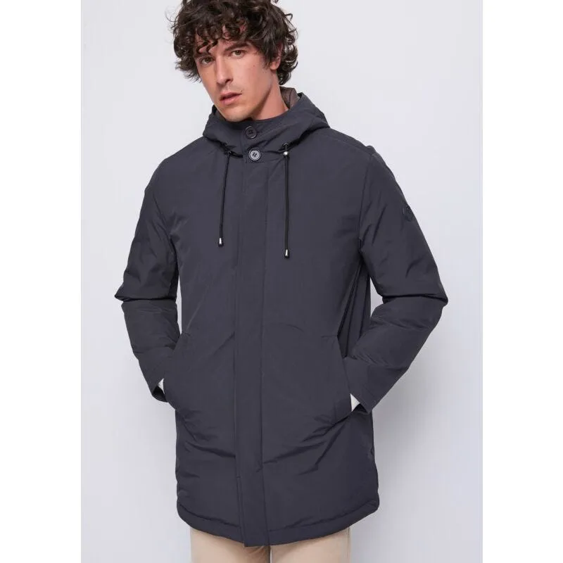 Parka blu imbottito