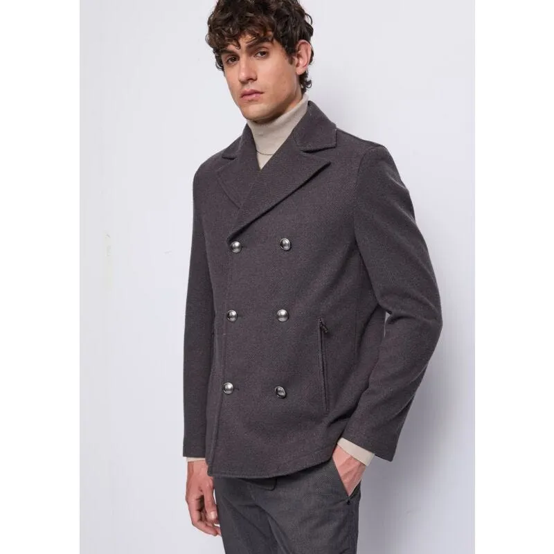Peacoat grigio imbottito