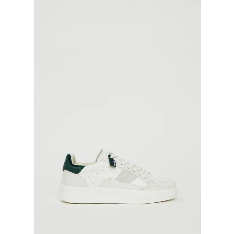 Sneaker bianca in pelle