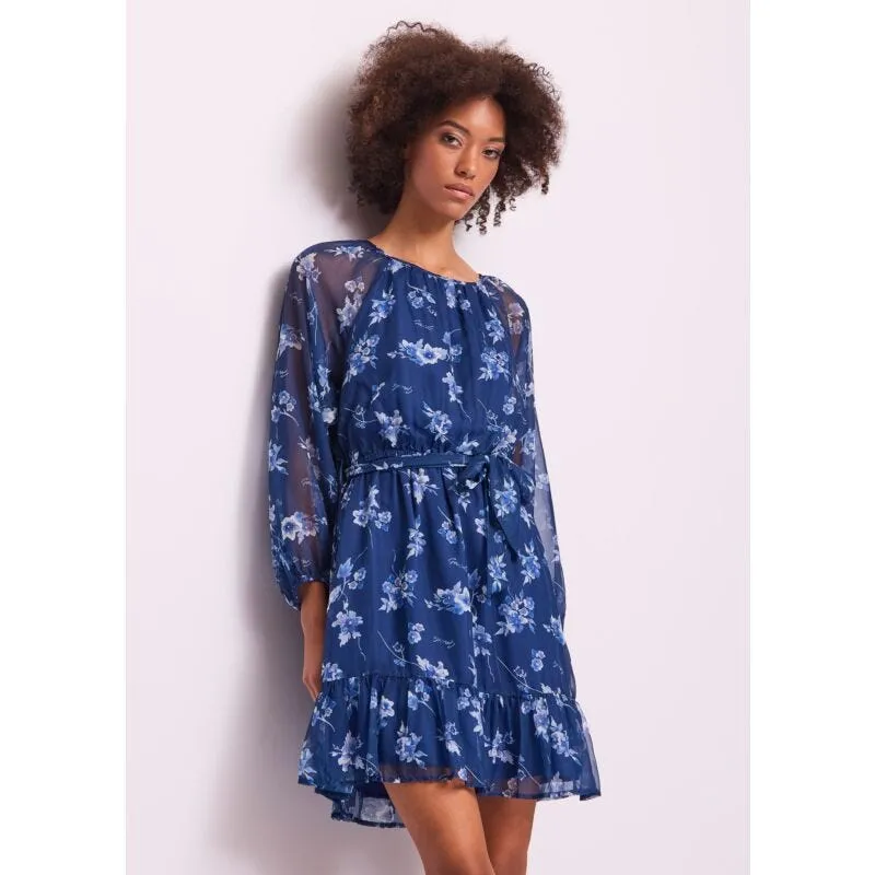 Abito da donna con stampa e cintura