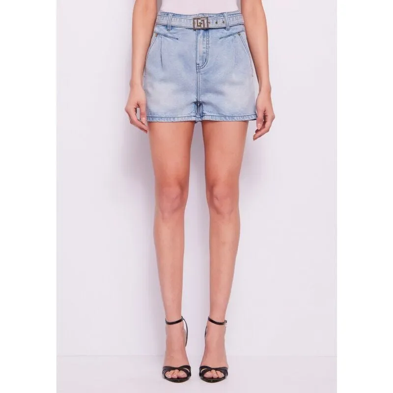 Shorts da donna con fibbia logata