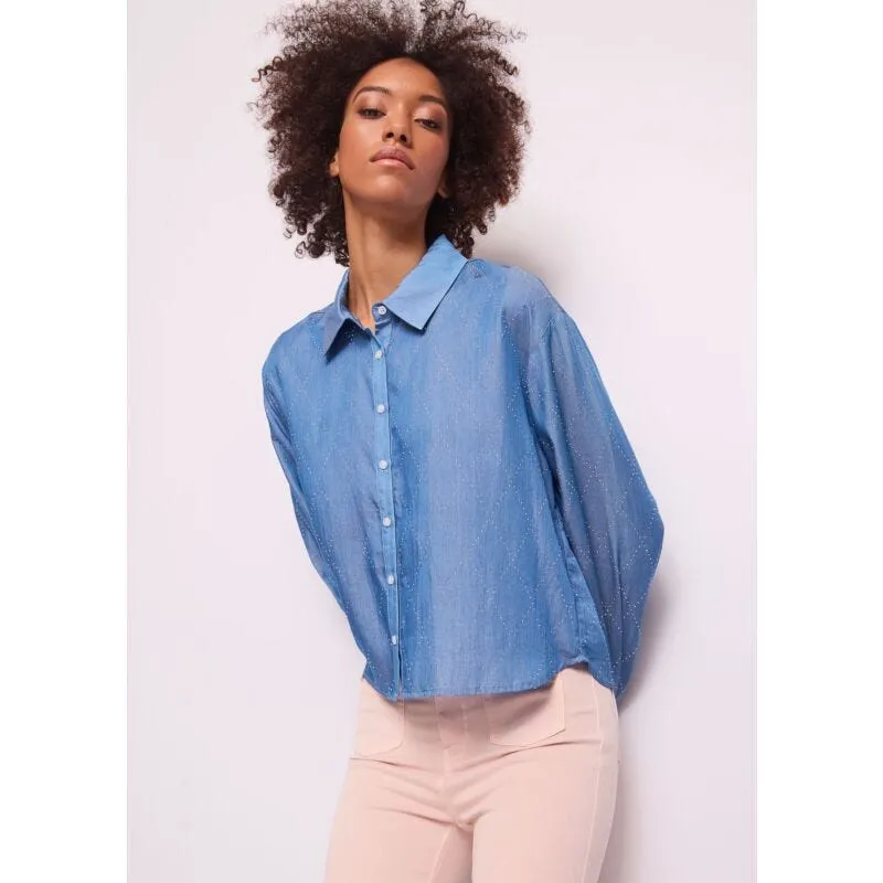 Camicia donna a maniche lunghe