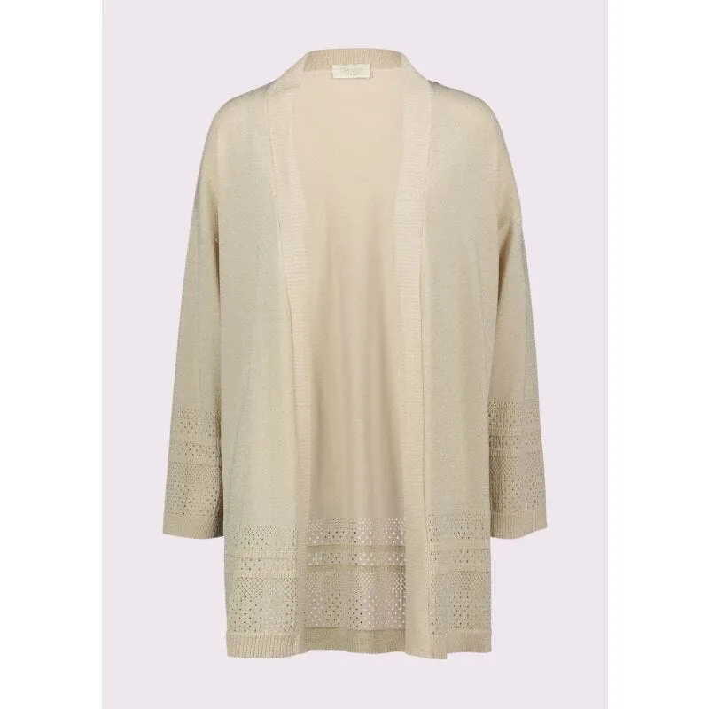 Cardigan donna in maglia lavorata