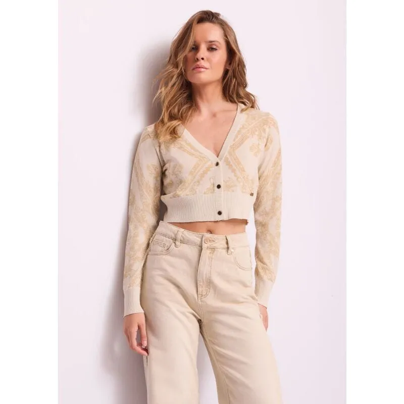 Cardigan donna lurex