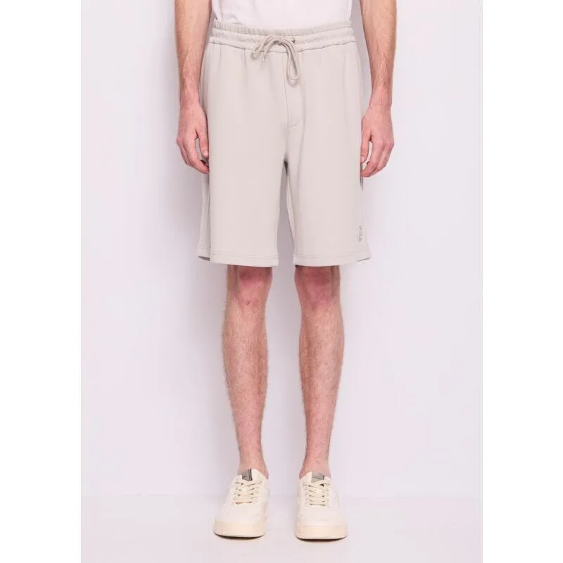 Bermuda grigio in felpa