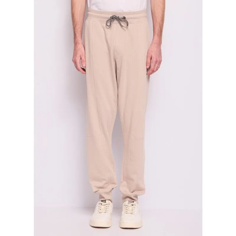 Pantaloni jogging beige in cotone