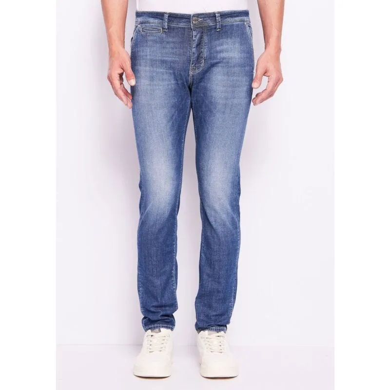Jeans uomo chino slim in cotone