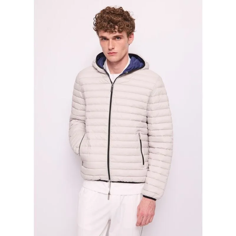 Piumino bianco da uomo in nylon