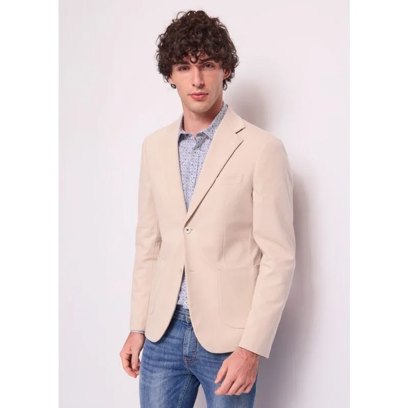 Blazer da uomo in misto cotone