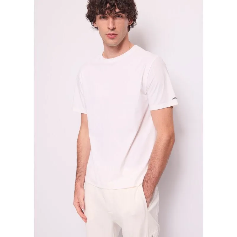 T-shirt bianca da uomo in nylon
